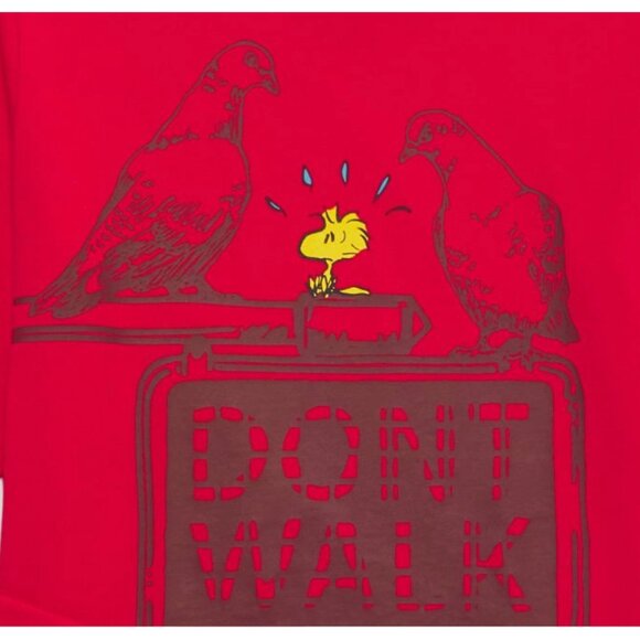 Peanuts By Appaman Kids Long-Sleeve Red T-Shirt With Woodstock & Pigeons Graphic - Picture 2 of 8